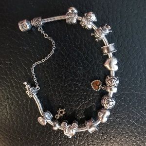 Vintage Pandora Charm Bracelet